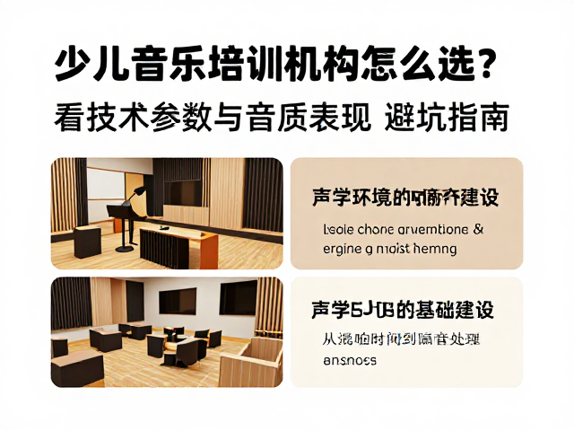 少儿音乐培训机构怎么选?看技术参数与音质表现,避坑指南