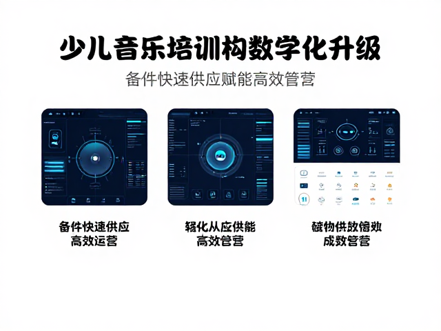 少儿音乐培训机构数字化升级,备件快速供应赋能高效运营