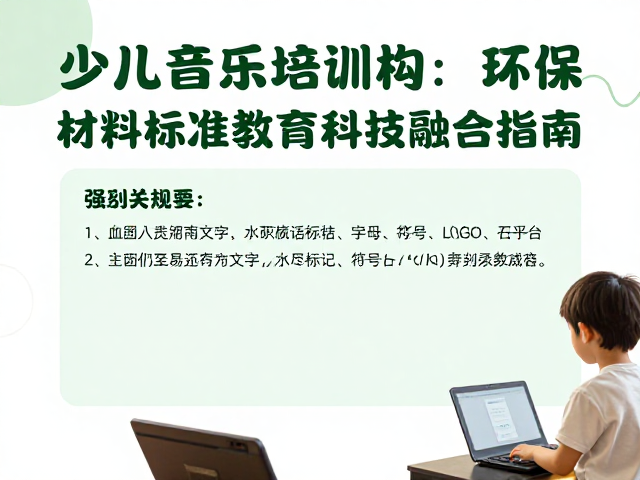 少儿音乐培训机构环保材料标准与教育科技融合指南