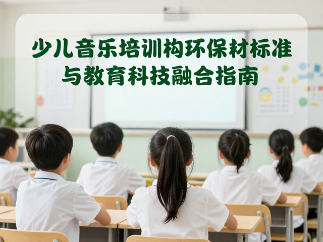 少儿音乐培训机构环保材料标准与教育科技融合指南