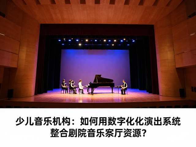 少儿音乐机构如何用数字化演出系统整合剧院音乐厅资源？
