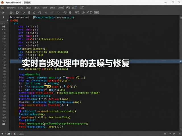 Max/MSP教程，实时音频处理中的去噪与修复