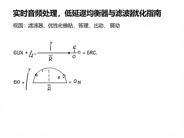 实时音频处理,低延迟均衡器与滤波器优化指南