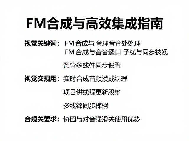实时音频处理,FM合成与音频接口的高效集成指南