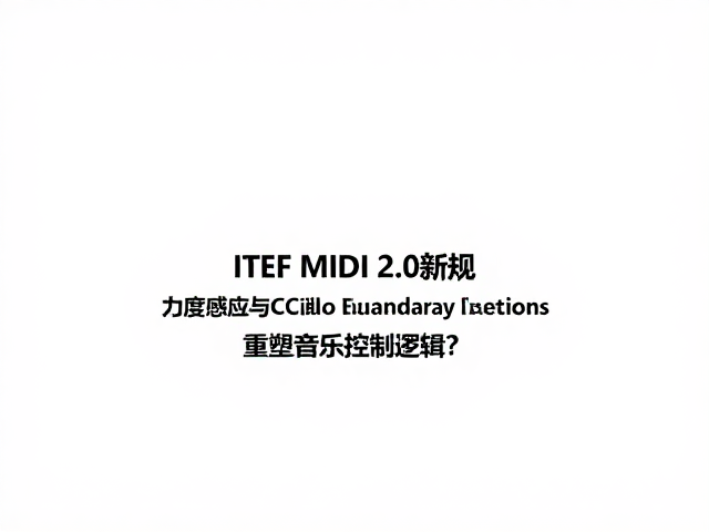 IETF MIDI 2.0新规,力度感应与CC消息如何重塑音乐控制逻辑?