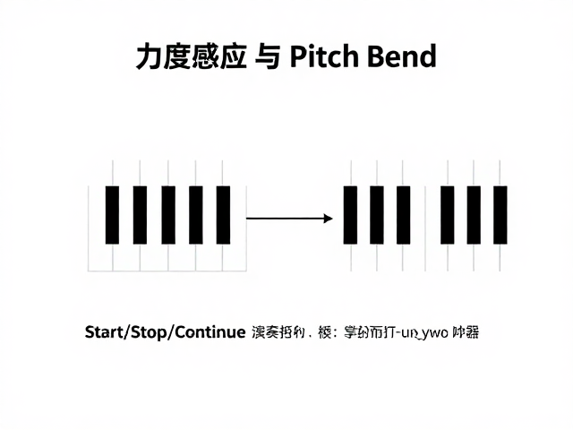 力度感应与Pitch Bend详解,掌握Start/Stop/Continue演奏控制技巧