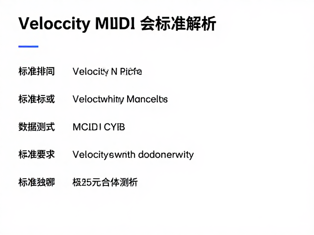 Velocity与力度感应,MIDI协会标准解析