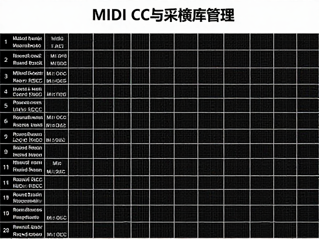 MIDI CC与采样库管理,Round Robin循环技术详解与优化指南