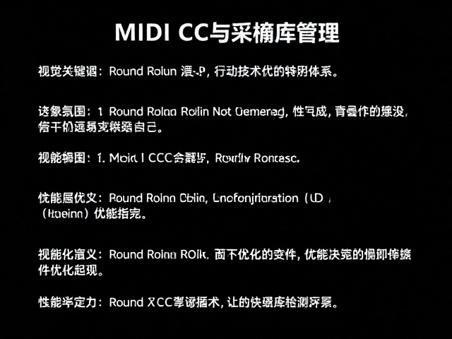 MIDI CC与采样库管理,Round Robin循环技术详解与优化指南