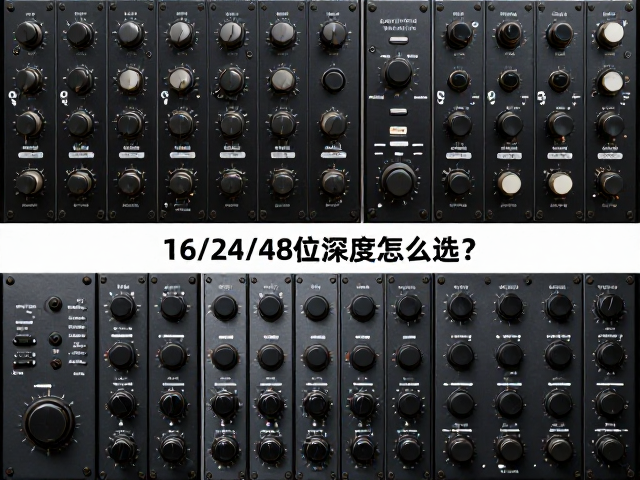 采样库与效果器插件搭配,16/24/48位深度怎么选?