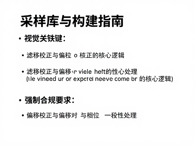 采样库构建指南,滤波器特性与偏移校正的核心逻辑