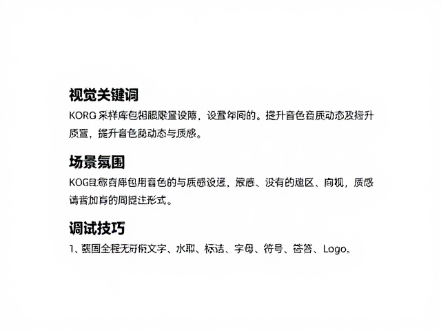 Korg采样库包络跟随设置指南,提升音色动态与质感