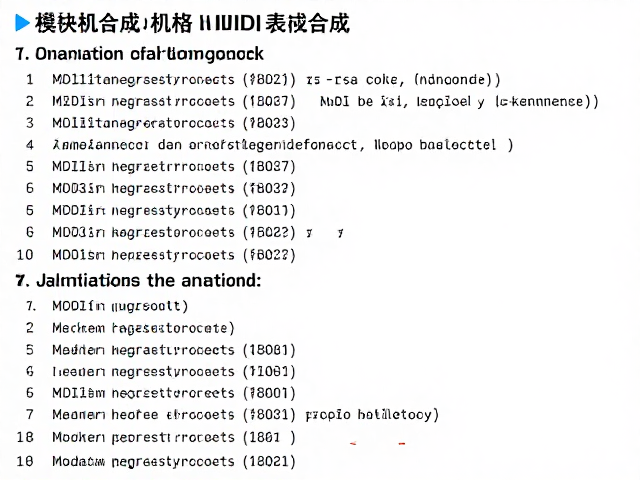 深度解析，模块化合成中的MIDI协议与表格合成