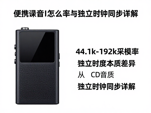 便携录音机怎么选?44.1k-192k采样率与独立时钟同步详解