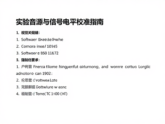 开源硬件项目,实验音源与信号电平校准指南