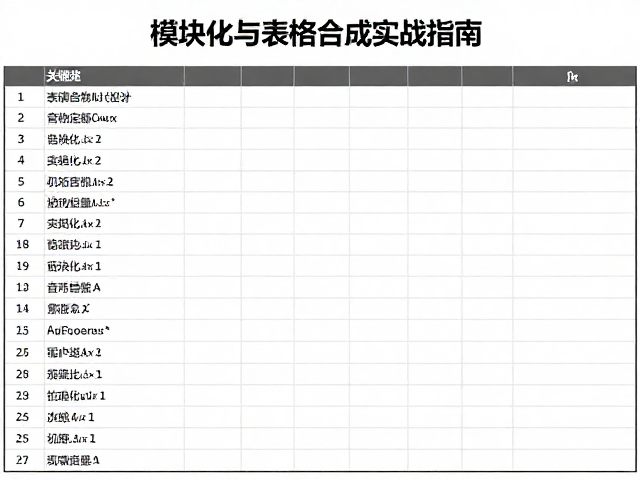 游戏音效设计,模块化与表格合成实战指南