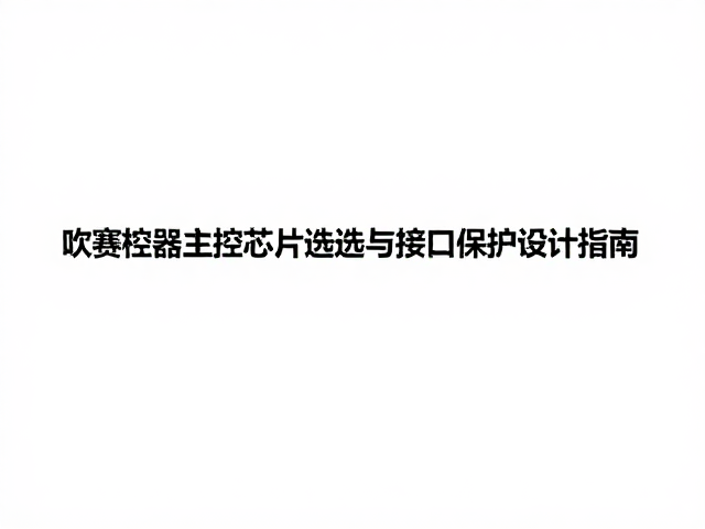 吹奏控制器主控芯片选型与接口保护设计指南
