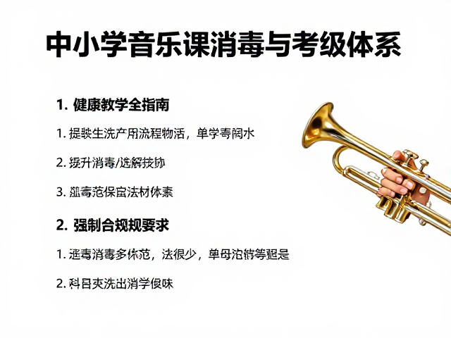 中小学音乐课乐器消毒与考级体系,健康教学全指南