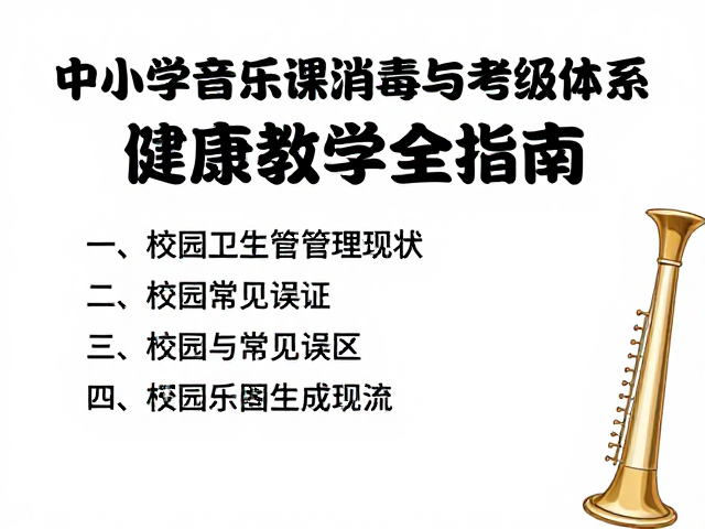 中小学音乐课乐器消毒与考级体系,健康教学全指南