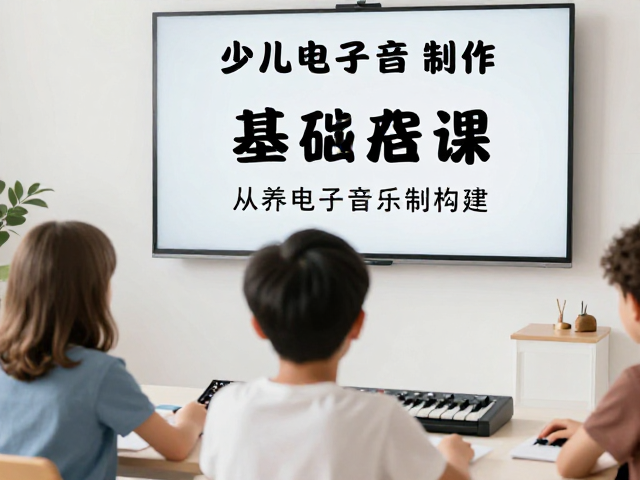 少儿电子音乐制作基础课，从小培养电子音乐制作人兴趣