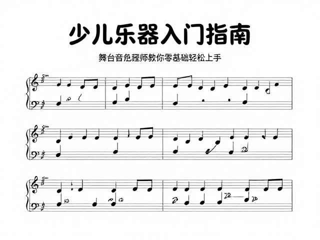 少儿乐器入门指南,舞台音响工程师教你零基础轻松上手