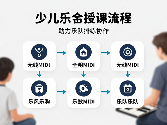 无线MIDI让少儿乐器授课更流畅,助力乐队排练协作