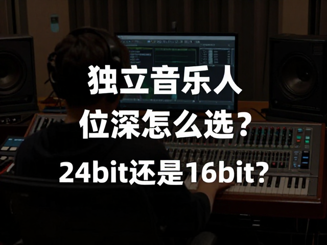 独立音乐人编曲录音指南,位深怎么选?24bit还是16bit?