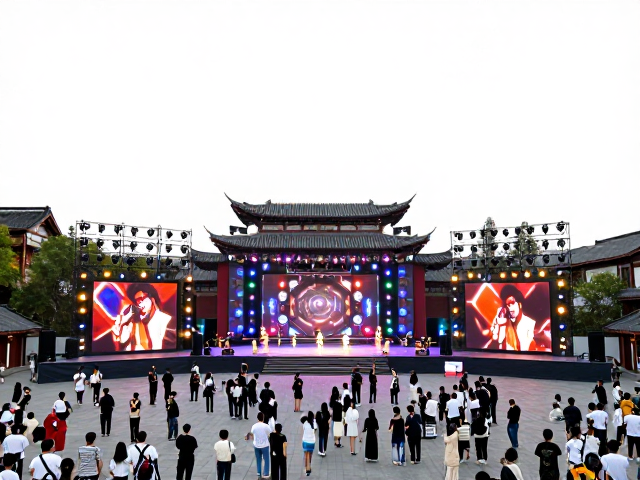 景区常态化演艺融合交互式艺术装置,合成器打造沉浸式视听盛宴