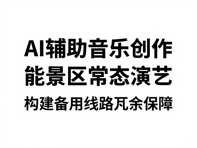 AI辅助音乐创作赋能景区常态化演艺,构建备用线路冗余保障