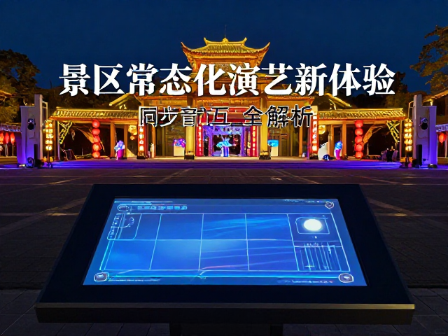 景区常态化演艺新体验,视觉同步音轨,触控屏幕交互全解析
