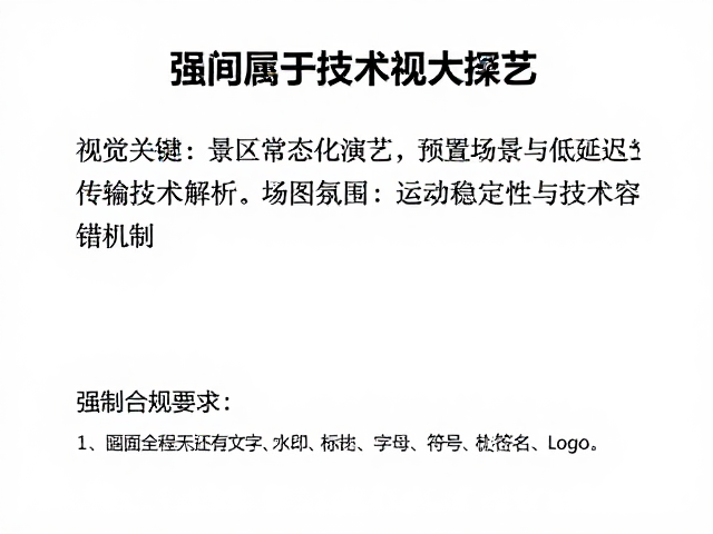 景区常态化演艺,预置场景与低延迟传输技术解析