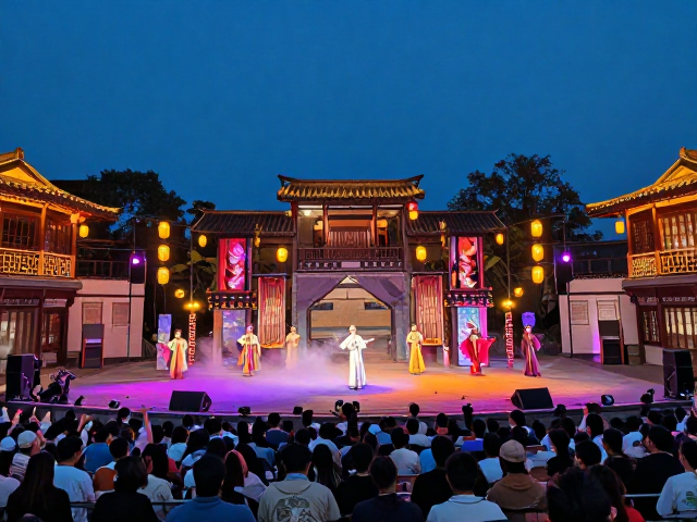 景区常态化演艺,预置场景与低延迟传输技术解析