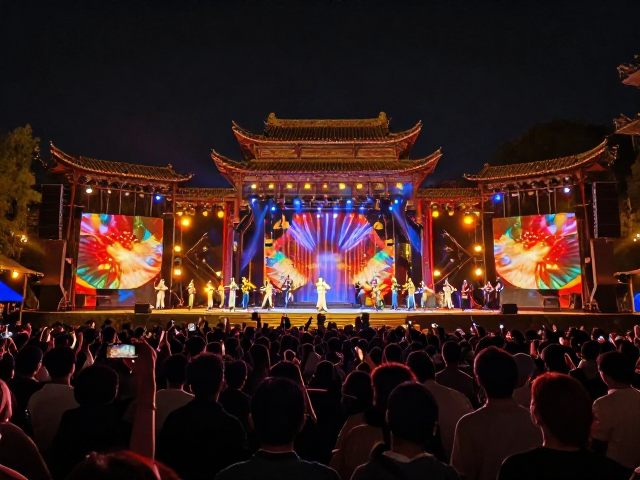 景区常态化演艺新体验,动态音乐叙事,低延迟传输,打造沉浸式视听盛宴