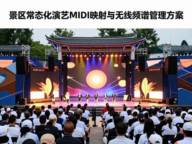 景区常态化演艺MIDI映射与无线频谱管理方案