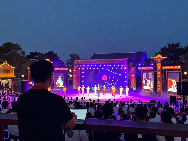 景区常态化演艺现场音频工程师如何优化预置场景?