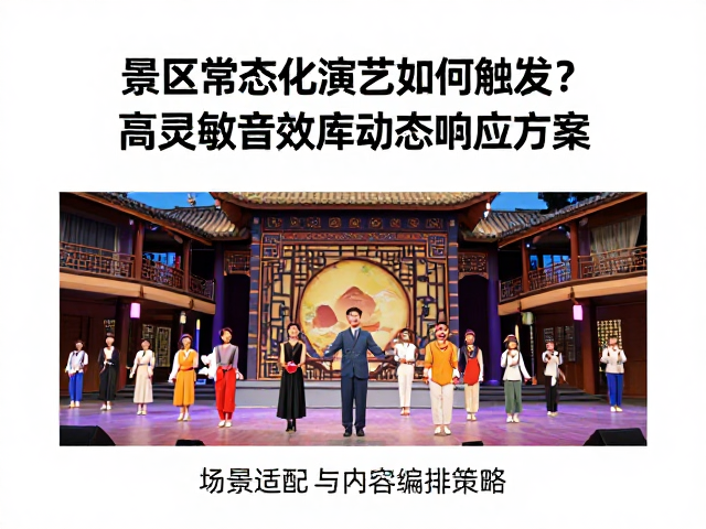 景区常态化演艺如何触发?高灵敏音效库动态响应方案