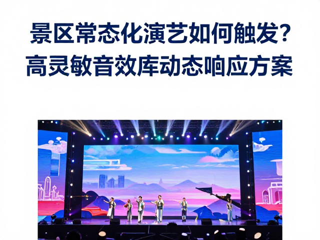 景区常态化演艺如何触发?高灵敏音效库动态响应方案
