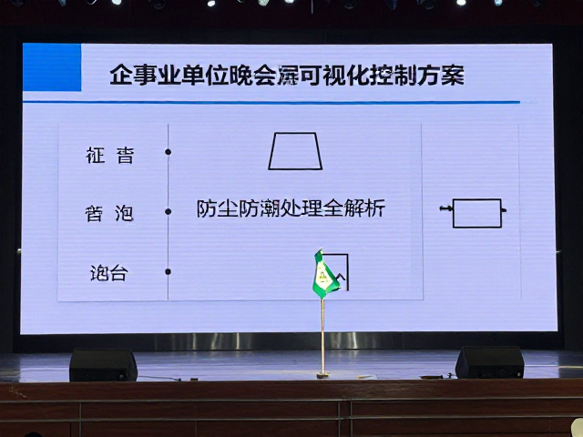 企事业单位晚会大屏可视化控制方案,防尘防潮处理全解析