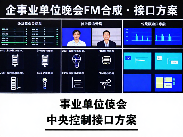 企事业单位晚会FM合成与中央控制接口方案