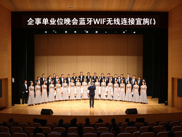 企事业单位晚会蓝牙WiFi无线连接礼堂合唱团演出方案