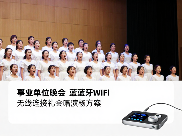 企事业单位晚会蓝牙WiFi无线连接礼堂合唱团演出方案