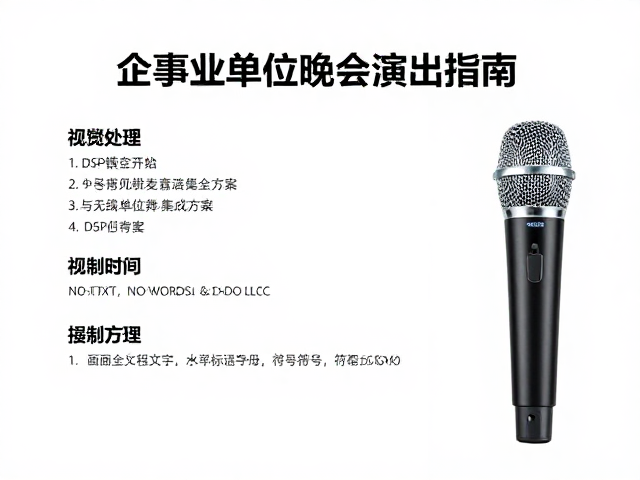 企事业单位晚会演出指南,DSP与无线麦克风集成方案