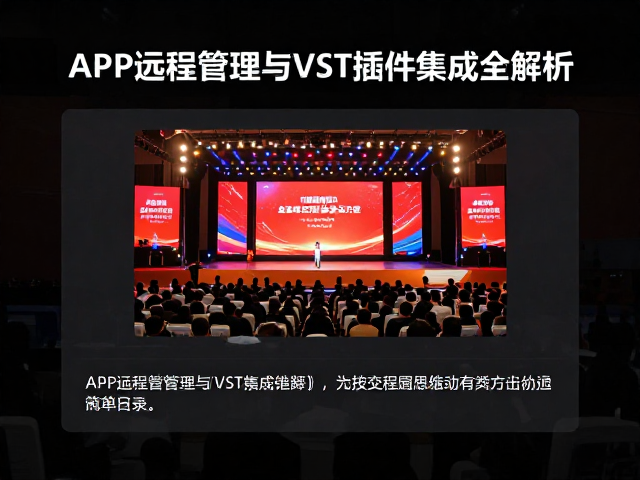 企事业单位晚会演出方案,APP远程管理与VST插件集成全解析