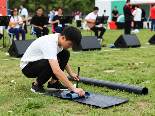 公园器乐合奏草地音乐节,户外音响定期清洁防水胶条指南