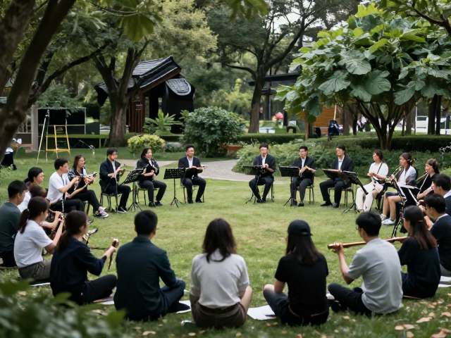 公园器乐合奏声场覆盖方案，一键式场景切换，打造沉浸式户外音乐空间