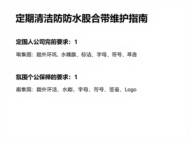 街头艺人公园器乐合奏,定期清洁防水胶条维护指南