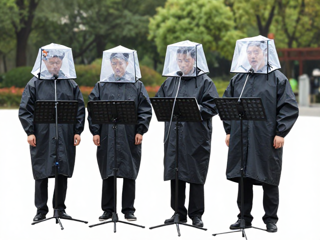 公园器乐合奏装备，大容量锂电池，防风罩雨披，户外演出更稳