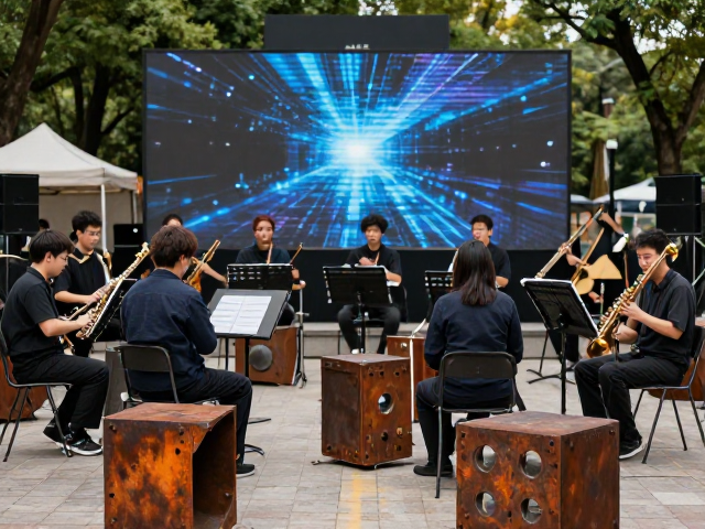 公园器乐合奏中的耐腐蚀金属件与电子氛围音效融合创新
