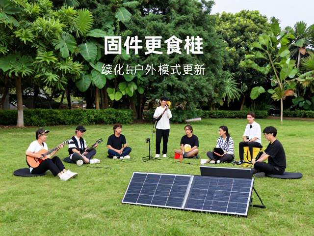公园器乐合奏新体验,固件户外模式更新,太阳能充电板续航无忧