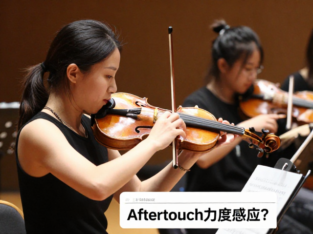 器乐比赛现场演奏如何优化主音位音色与Aftertouch力度感应?